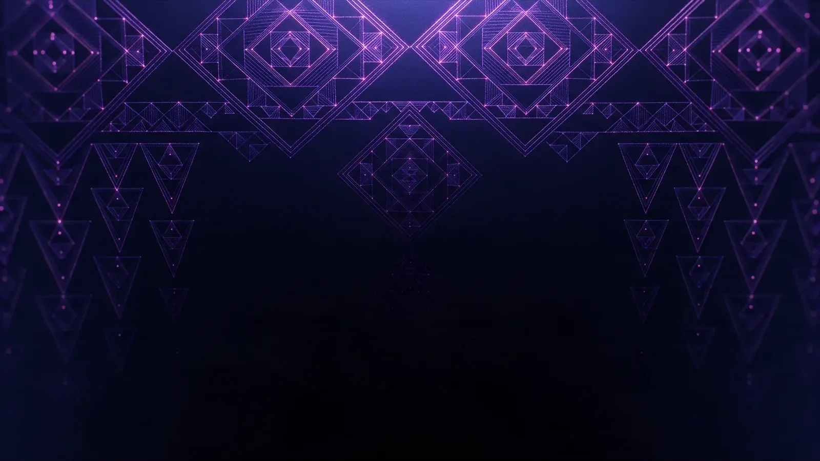 Woven violet threads